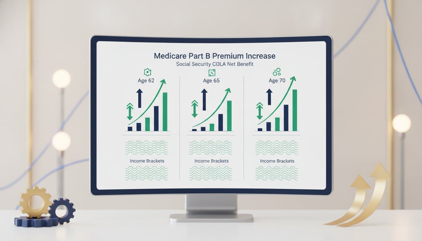 Medicare Part B Versus Social Security COLA 2026 Net Benefit by Age and Income — Vs