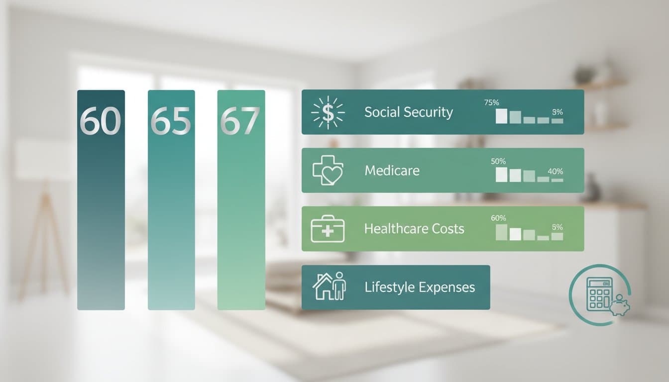 How Much Do You Need to Retire at 60, 65, or 67? The 4-Bucket Calculation Framework